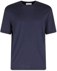 Roberto Collina - Crewneck Cotton T-shirt - Lyst