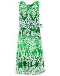 Samantha Sung - Aster Midi Dress With Impero Ombre-Print - Lyst