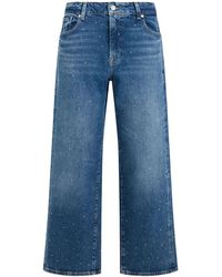 7 For All Mankind - Stovepipe Straight Ankle Jeans - Lyst