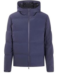 Herno - Short Down Jacket New Impact With Hood - Lyst