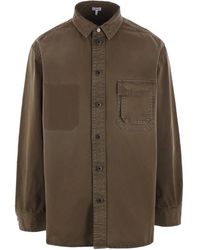 Loewe - Cotton Overshirt - Lyst