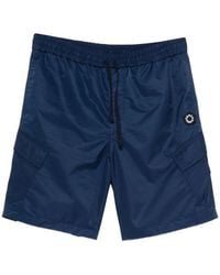 KENZO - Logo-Patch Shorts - Lyst