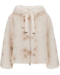 Herno - Faux Fur Lynx-Effect Jacket - Lyst