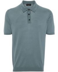 Roberto Collina - Ribbed Cotton Polo Shirt - Lyst