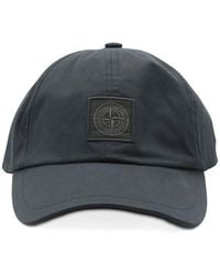 Stone Island - Ghost Collection: Baseball Cap With Compass Patch - Lyst