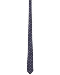 Saint Laurent - Jacquard Silk Tie - Lyst