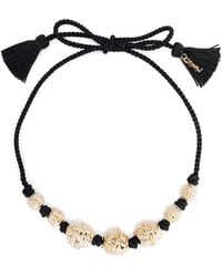 Saint Laurent - Charm-Detail Chord Necklace Accessories - Lyst