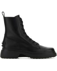 Tod's - Leather Ankle Boots - Lyst