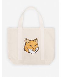 Maison Kitsuné - Fox Head Tote Bag - Lyst