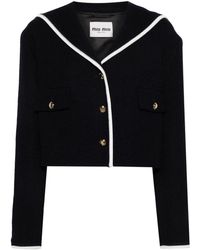 Miu Miu - Wool Tweed Jacket - Lyst