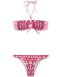 PIN UP - Bandeau-style Studded Bikini - Lyst