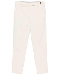 Brunello Cucinelli - Cotton Pants With Tapered Leg - Lyst