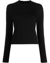 Jacquemus - T-Shirt Gros Grain A Maniche Lunghe - Lyst