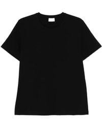 Saint Laurent - Crew Neck Cotton T-Shirt - Lyst