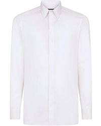 Tom Ford - Cotton And Silk Classic Fit Shirt - Lyst
