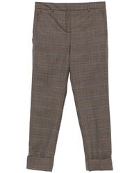 Incotex - Nevet Tailored Trousers With Prince Of Wales Check - Lyst