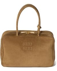 Miu Miu - Suede Beau Bags - Lyst