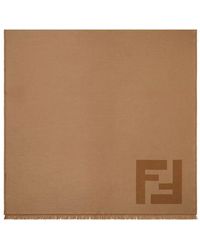 Fendi - Ff Logo Scarf - Lyst