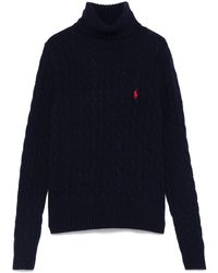 Polo Ralph Lauren - Turtle Neck Sweather With Logo - Lyst