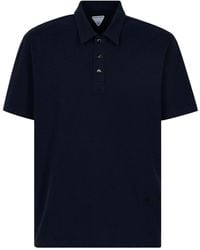 Bottega Veneta - Polo Con Colletto Classico E Logo Ricamato Sul Fronte T - Lyst