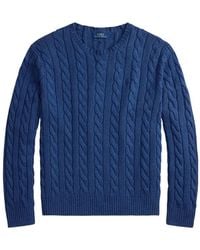 Polo Ralph Lauren - Cable-Knit Cotton Jumper - Lyst