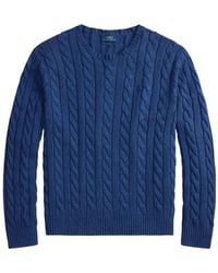 Polo Ralph Lauren - Cable-Knit Cotton Jumper - Lyst