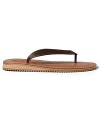 Miu Miu - Slightly Padded Thong Sandals - Lyst
