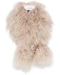 Yves Salomon - Long-haired Lamb Fur Scarf - Lyst
