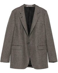 Tagliatore - Adrianne Houndstooth Wool Blazer - Lyst