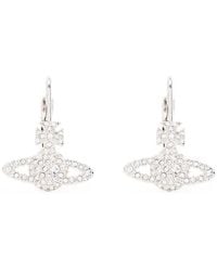 Vivienne Westwood - Grace Orb Crystal Drop Earrings - Lyst