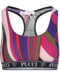PUCCI - Printed Bra - Lyst