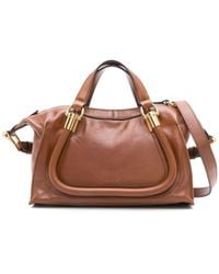 Chloé - Smooth Grain Leather Handbag With Adjustable Strap - Lyst