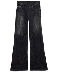 Balenciaga - Wide Leg Jeans - Lyst