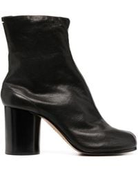 Maison Margiela - Tabi Leather Boots - Lyst