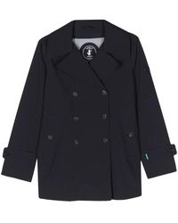 Save The Duck - Sofi Double-Breasted Short Parka - Lyst