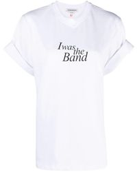 Victoria Beckham - Victoria Beckham T-shirt With Print Clothing - Lyst