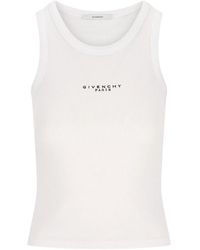 Givenchy - Logo Cotton Tank Top - Lyst