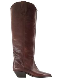 Isabel Marant - Leather Western Boots - Lyst