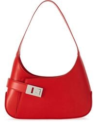 Ferragamo - Medium Hobo Leather Shoulder Bag - Lyst