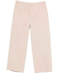 Cellar Door - Angel Pressed-crease Cotton Trousers - Lyst