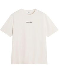 Maison Kitsuné - Logo Embroidered T-Shirt - Lyst