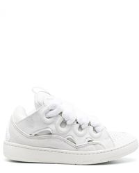 Lanvin Oversize-laces Low-top Sneakers - White