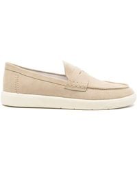 Hogan - Rubber Sole Suede Loafers Shoes - Lyst