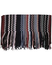 Missoni - Zig-Zag Knit Scarf With Fringes - Lyst