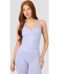 MONTIREX - Muse Seamless Halter Neck Tank - Lyst