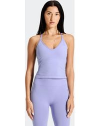 MONTIREX - Muse Seamless Halter Neck Tank - Lyst