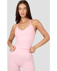 MONTIREX - Muse Seamless Halter Neck Tank - Lyst