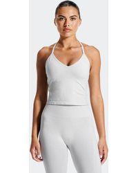 MONTIREX - Muse Seamless Halter Neck Tank - Lyst