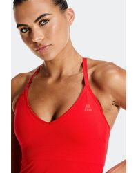 MONTIREX - Muse Seamless Halter Neck Tank - Lyst