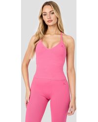 MONTIREX - Muse Seamless Halter Neck Tank - Lyst